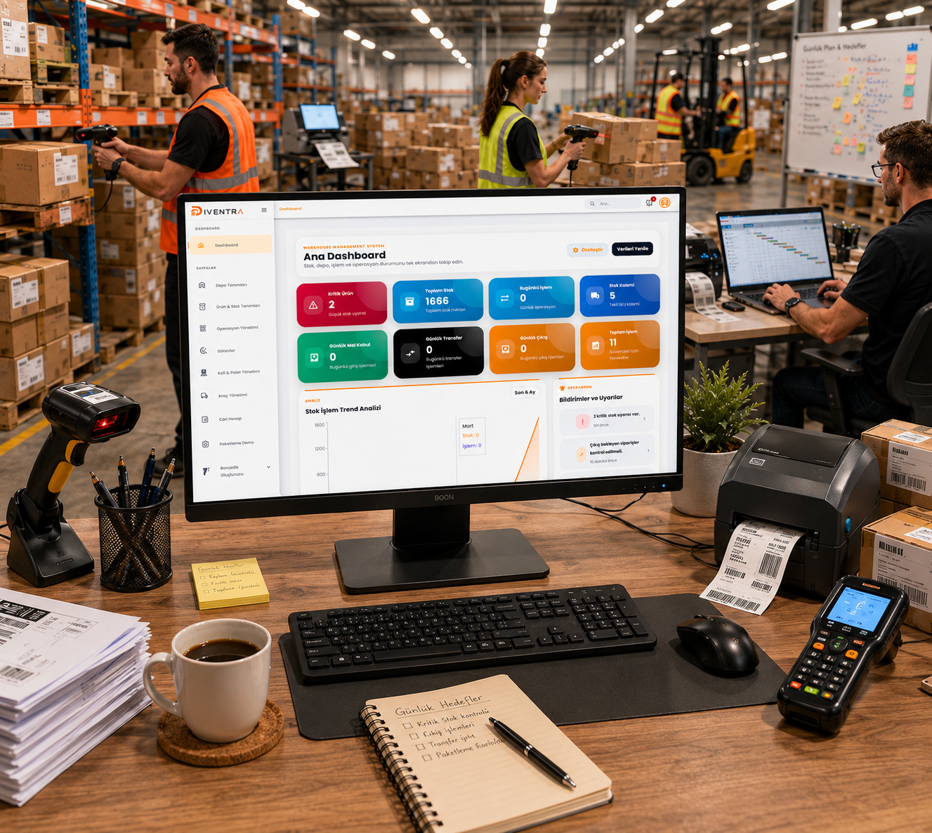 Diventra WMS warehouse management system and field operations